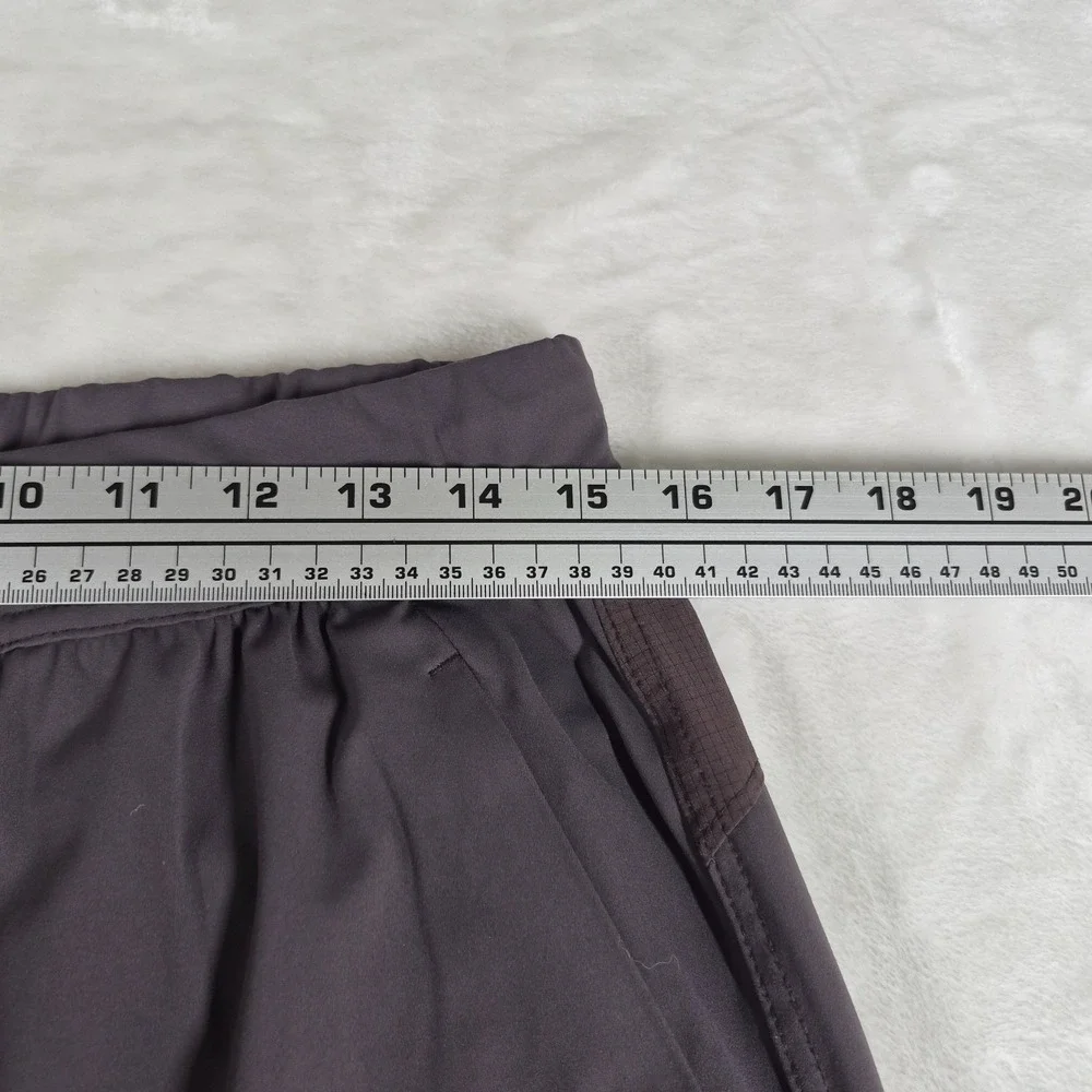 Ten Thousand Interval Pants Men's Medium Gray Purple Joggers Ankle Zip Gym Train